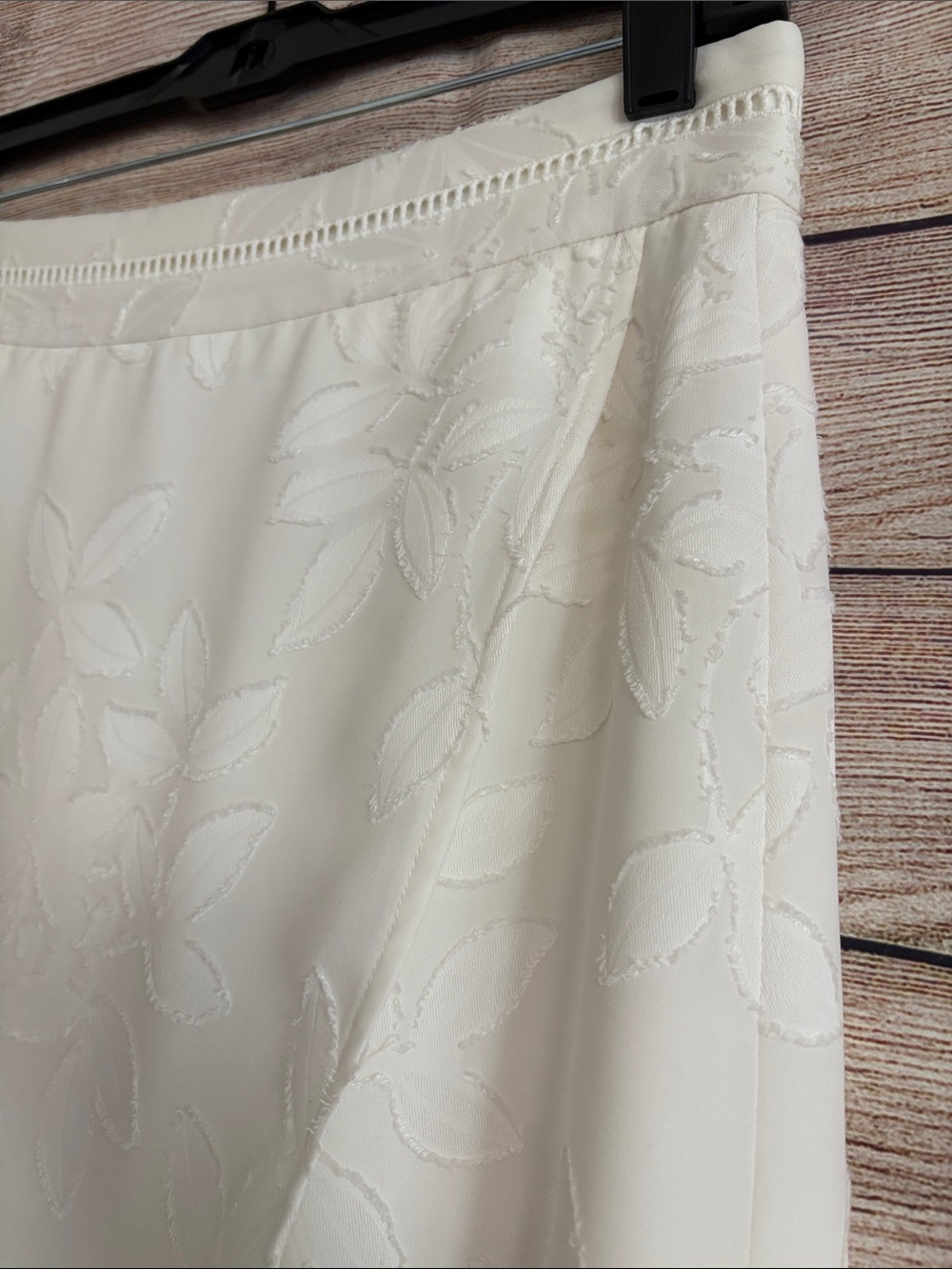 Ann Taylor Floral Embroidered A-Line Skirt - Picture 2 of 11